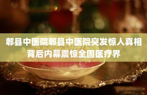 郫县中医院郫县中医院突发惊人真相背后内幕震惊全国医疗界
