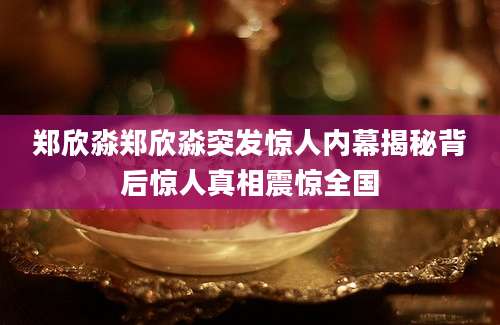 郑欣淼郑欣淼突发惊人内幕揭秘背后惊人真相震惊全国