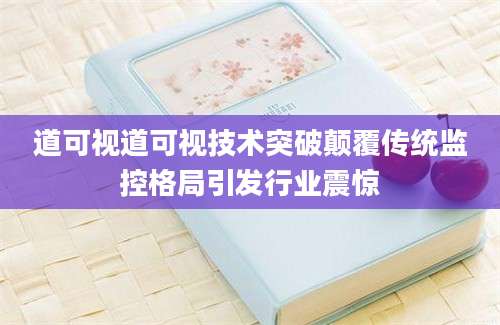 道可视道可视技术突破颠覆传统监控格局引发行业震惊