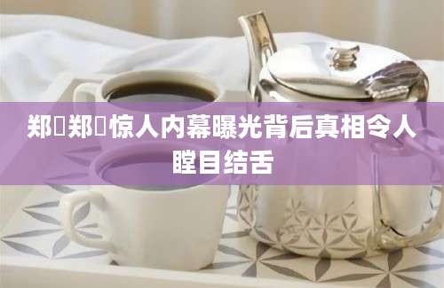 郑彧郑彧惊人内幕曝光背后真相令人瞠目结舌