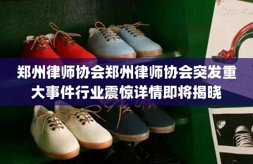 郑州律师协会郑州律师协会突发重大事件行业震惊详情即将揭晓