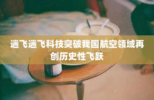 遄飞遄飞科技突破我国航空领域再创历史性飞跃