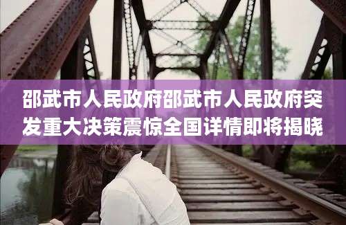 邵武市人民政府邵武市人民政府突发重大决策震惊全国详情即将揭晓