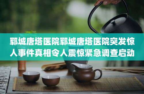 郓城唐塔医院郓城唐塔医院突发惊人事件真相令人震惊紧急调查启动