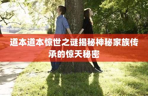道本道本惊世之谜揭秘神秘家族传承的惊天秘密