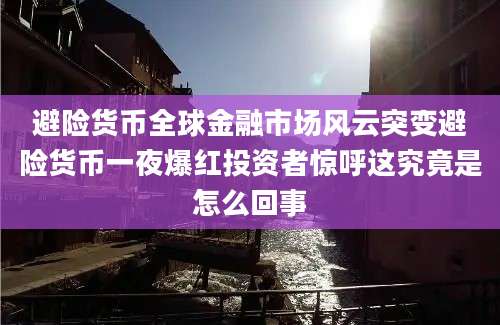 避险货币全球金融市场风云突变避险货币一夜爆红投资者惊呼这究竟是怎么回事