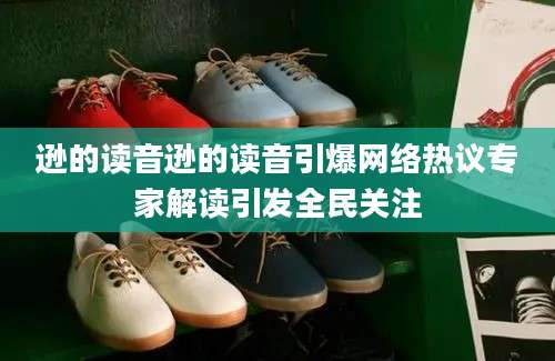 逊的读音逊的读音引爆网络热议专家解读引发全民关注